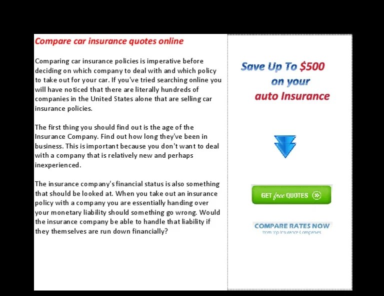 Arrange insurance